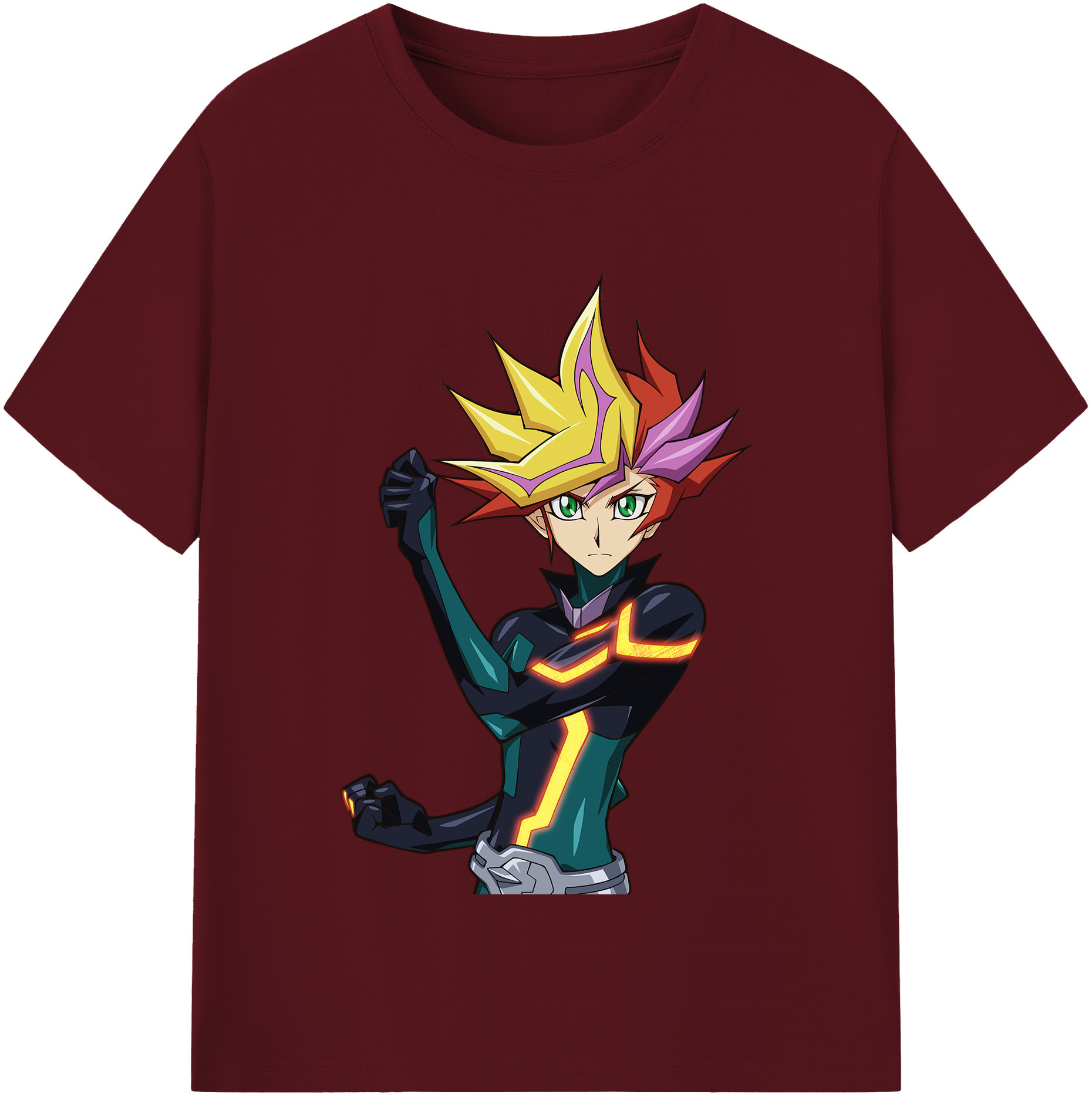 （画像用） 遊☆戯☆王 Yu-Gi-Oh! 綿100％半袖Tシャツ（フロントプリント）